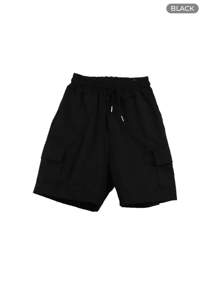 mens-cargo-pocket-shorts-black-iy424