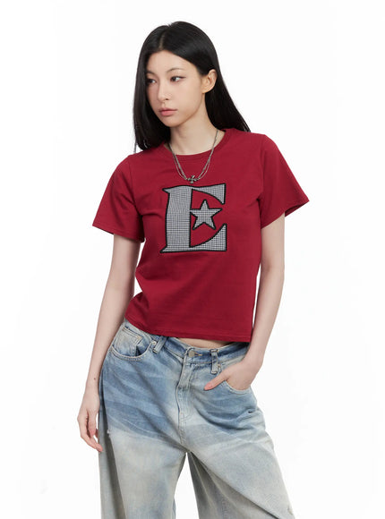 star-print-casual-tee-cl501