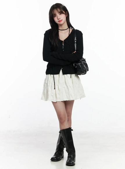 frilled-v-neck-cardigan-ij529