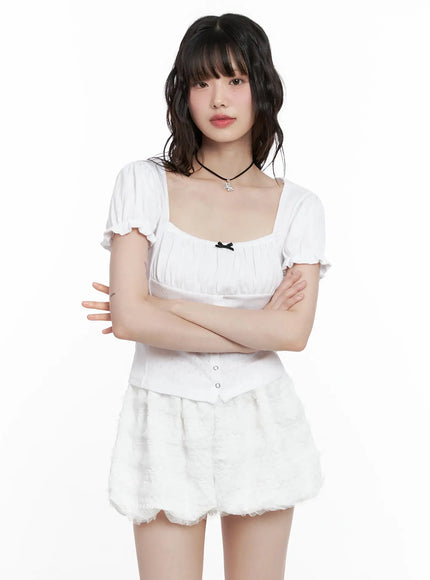 ribbon-detail-puff-sleeve-top-il528