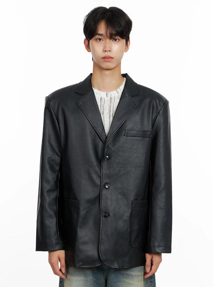 mens-faux-leather-blazer-jacket-io516