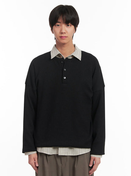 mens-ribbed-buttoned-long-sleeve-shirt-ia510