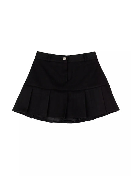 fleece-pleated-mini-skirt-ij516