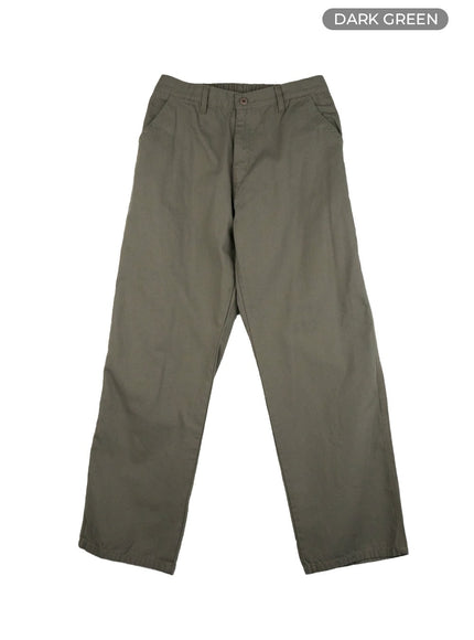 mens-wide-fit-cotton-pants-dark-green-ig402