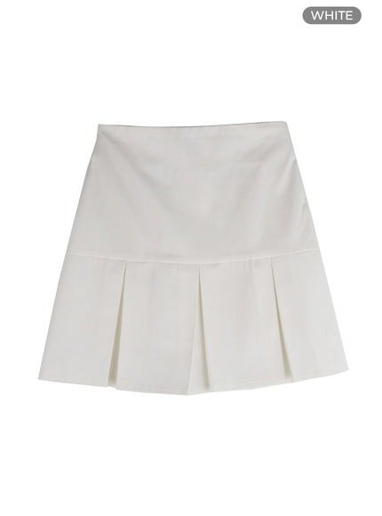 basic-cotton-pleated-mini-skirt-im406