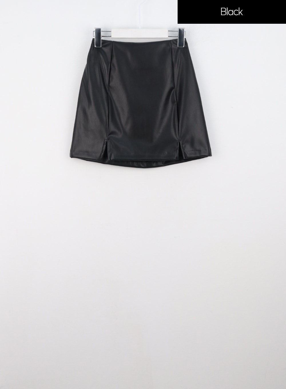 Flowy leather clearance mini skirt