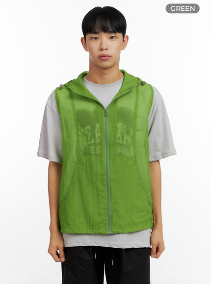 mens-nylon-zip-up-hooded-vest-cl429