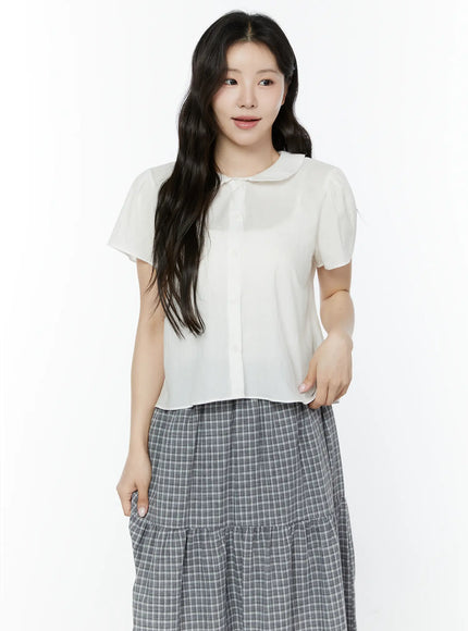 puff-sleeve-round-collar-blouse-iy507