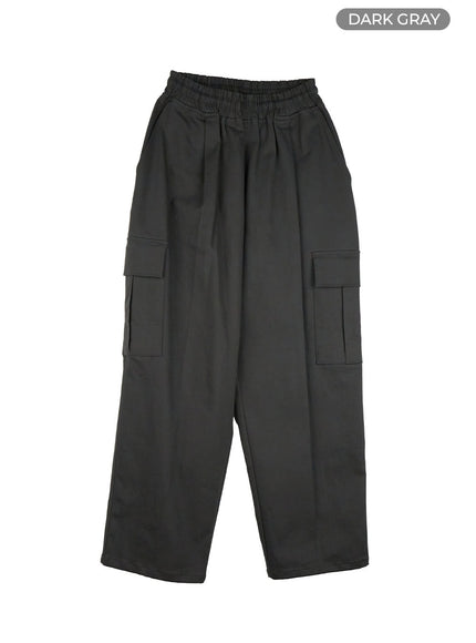 mens-solid-cargo-pants-dark-gray-iu414