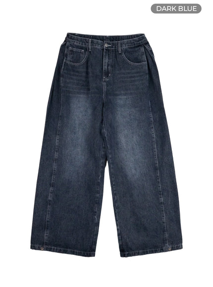 mens-denim-pintuck-washed-wide-leg-fit-jeans-io402