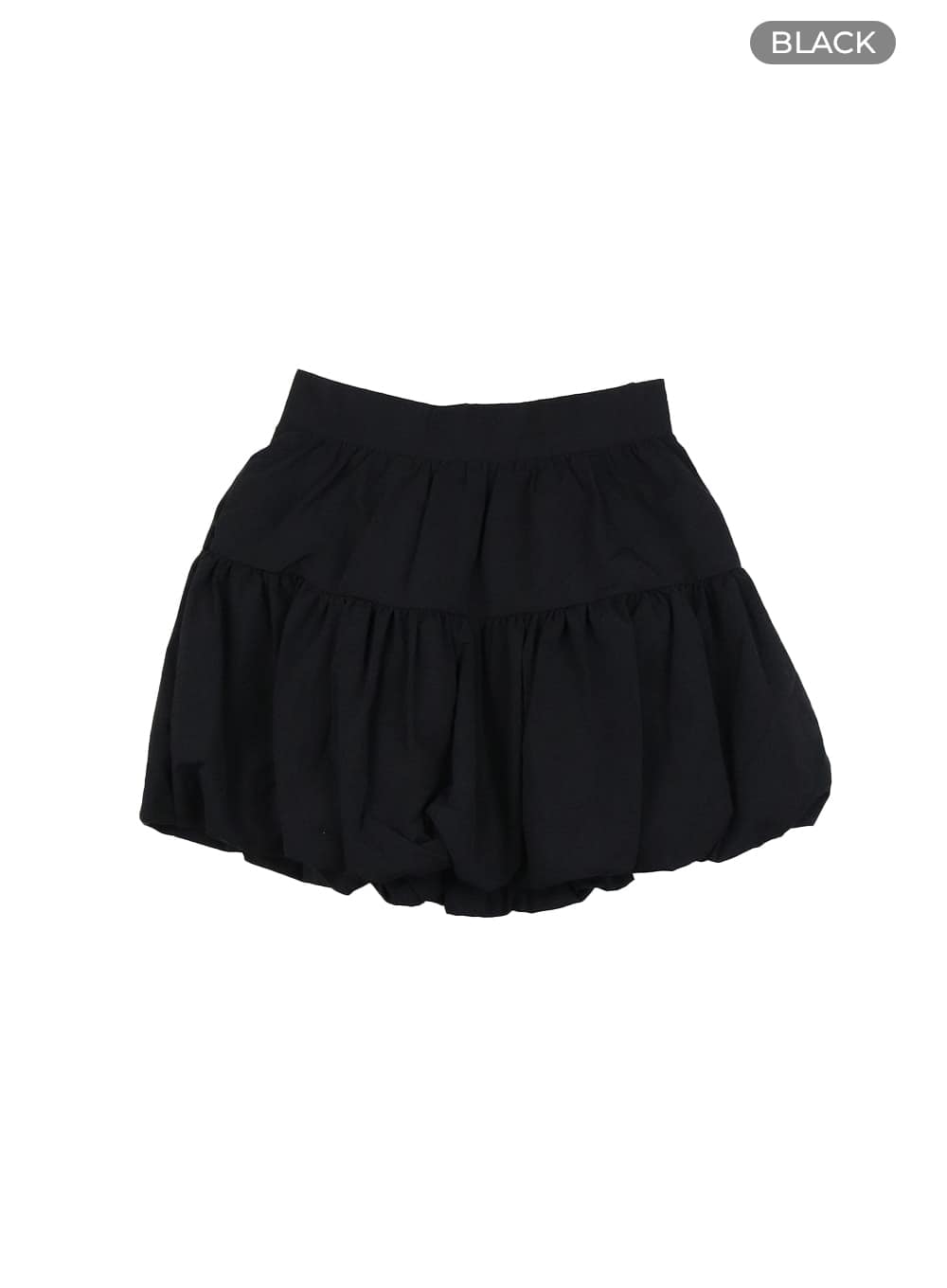 Shirred Balloon Mini Skirt IA417 - Korean Women's Fashion | LEWKIN