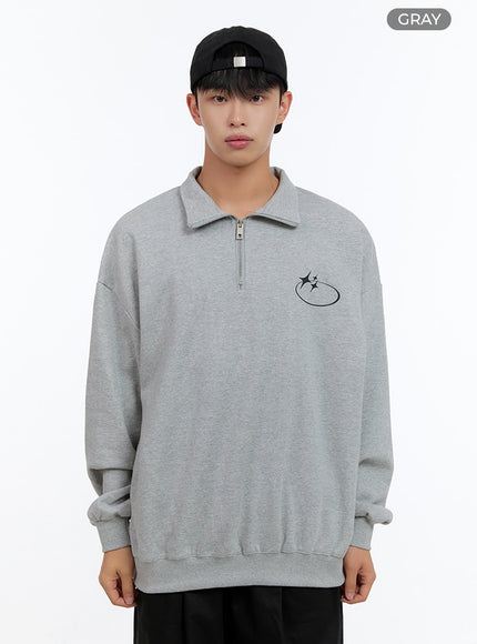 mens-cozy-half-zip-sweatshirt-gray-is412