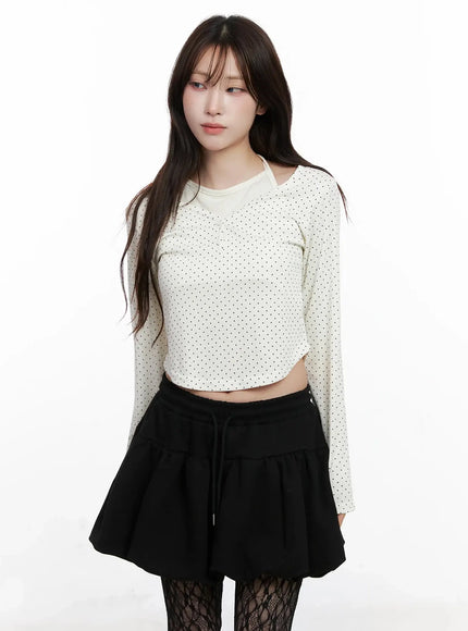 polka-dot-layered-halter-top-in525