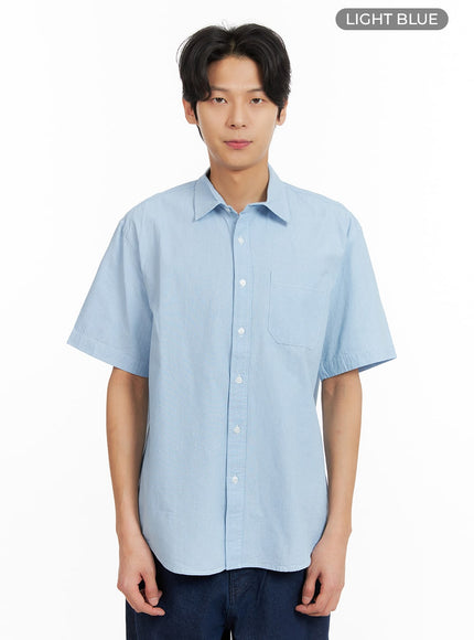 mens-denim-short-sleeve-buttoned-shirt-ia402