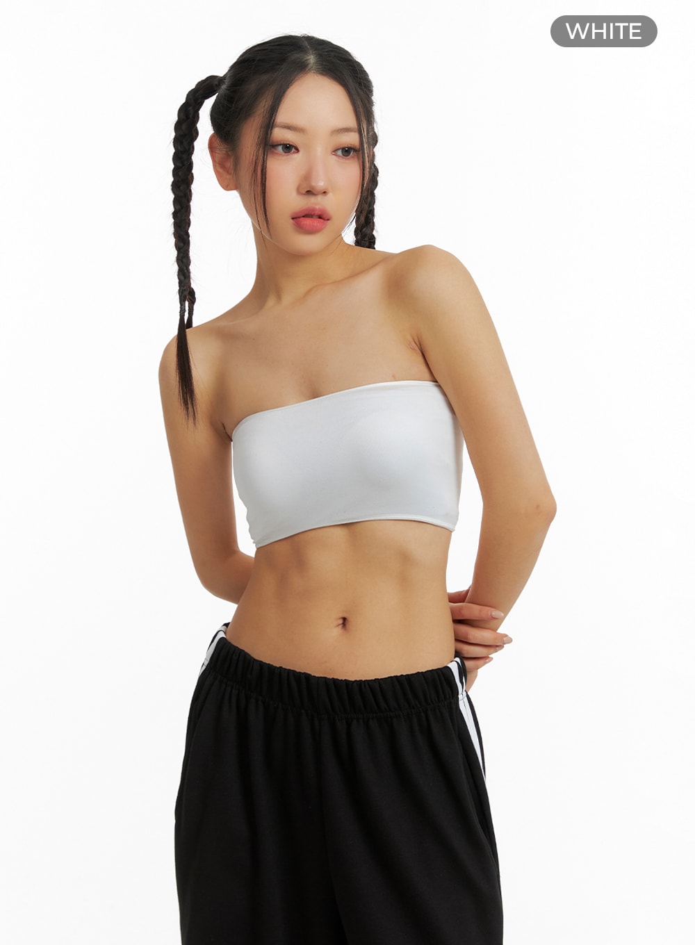 Nina Strapless Top - White