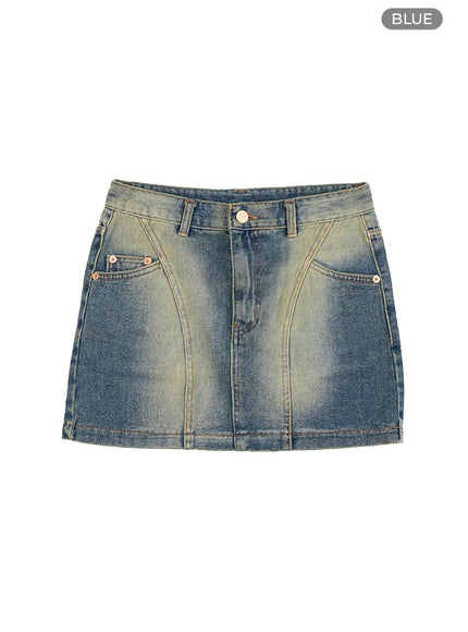 washed-denim-stitch-mini-skirt-is427