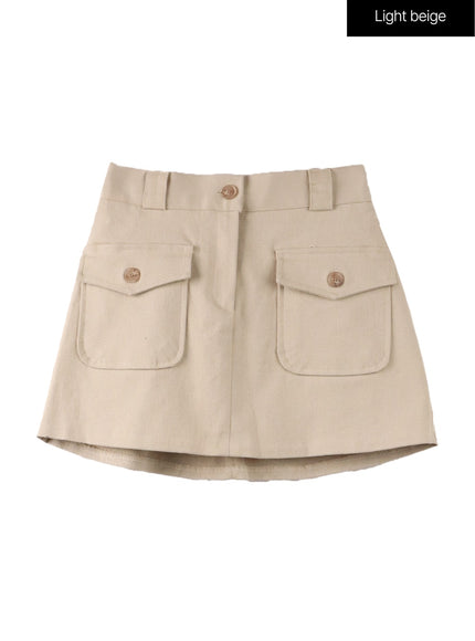 pocket-cotton-mini-skirt-if408