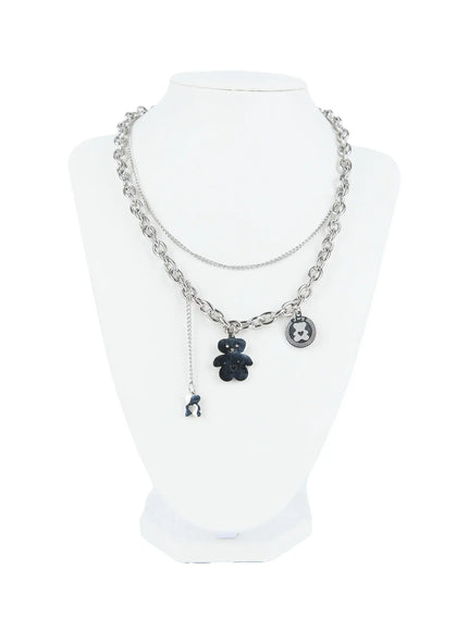 mens-triple-teddy-bear-necklace-il529