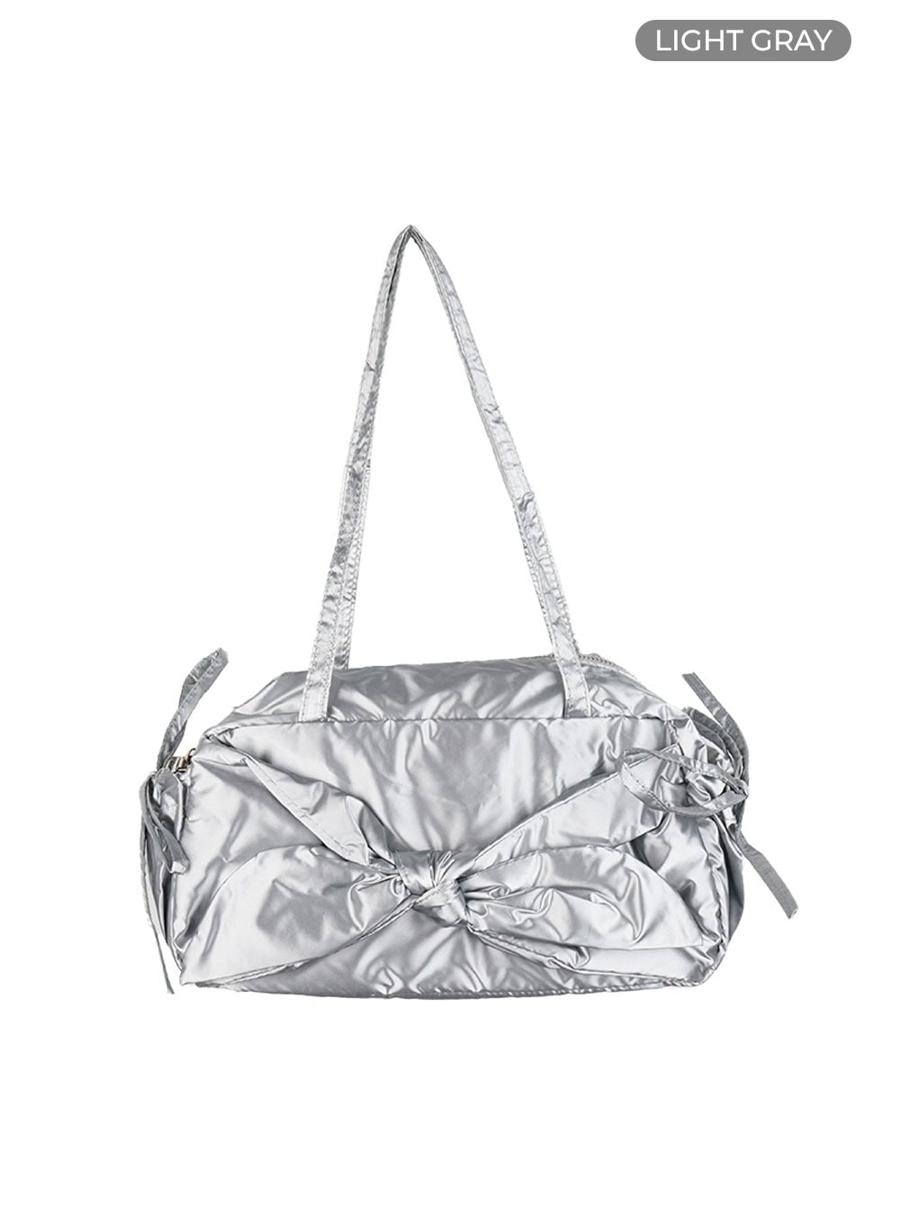 Metallic Twist Ribbon Shoulder Bag IL419 - Korean Women