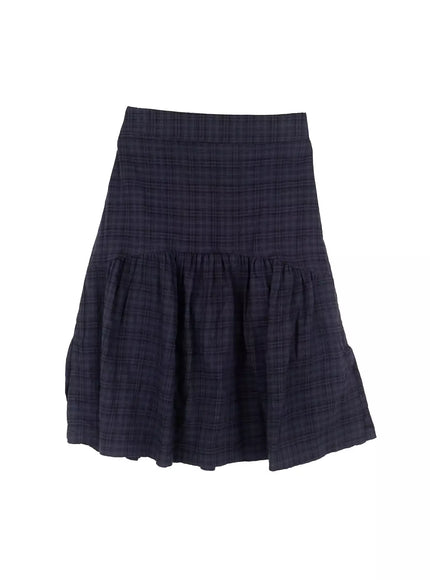 plaid-split-midi-skirt-f516