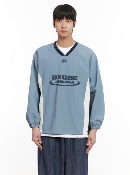 mens-v-neck-windbreaker-sweatshirt-light-blue-im518