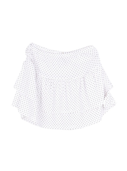 polka-dot-ruffle-mini-skirt-iy507