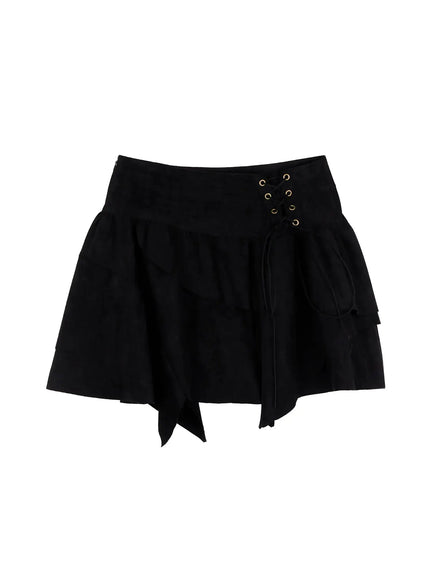 side-lace-up-ruffle-mini-skirt-in528