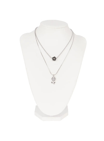 layered-flower-charm-necklace-id529