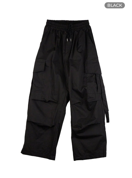 mens-cargo-chic-cotton-wide-leg-pants-black-ig402