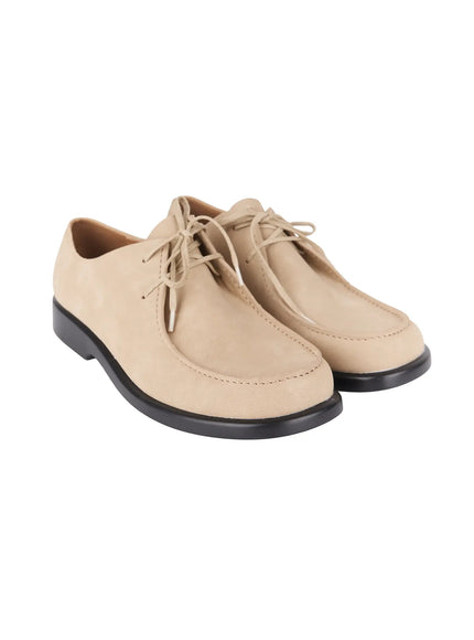 mens-lace-up-loafers-il514 / Beige