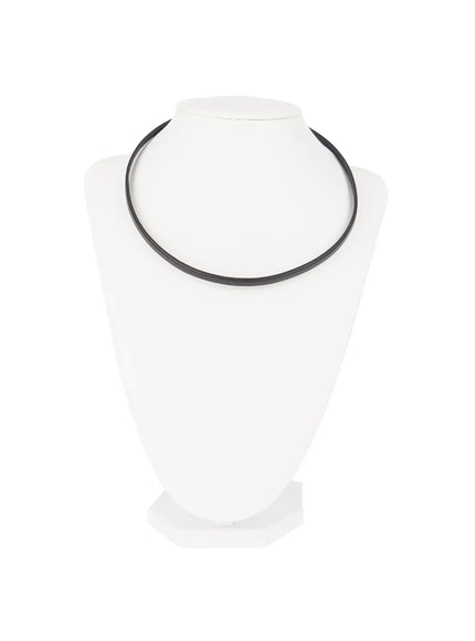 mens-choker-necklace-il511 / Black