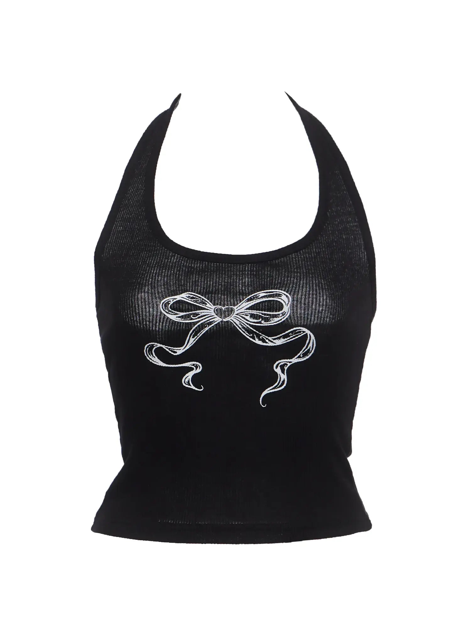 bow-halter-tank-ic503 / Black