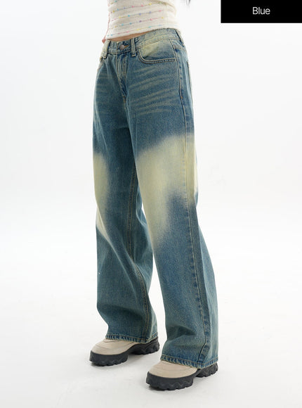 washed-baggy-jeans-if413 / Blue