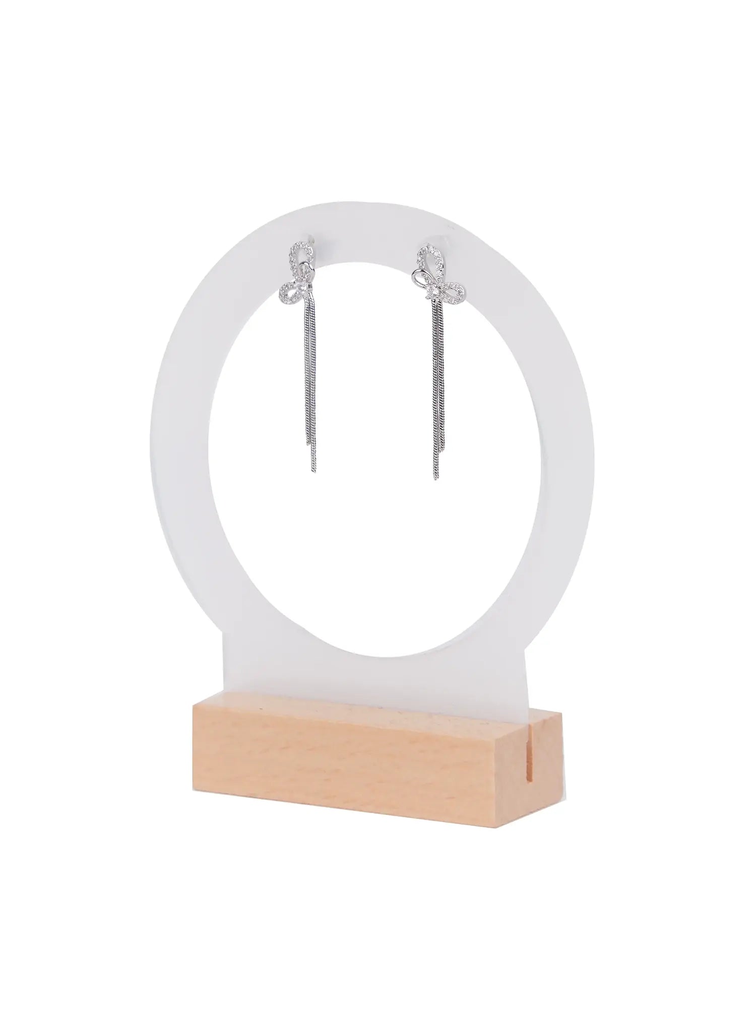 elegant-wing-drop-earrings-in510 / Silver