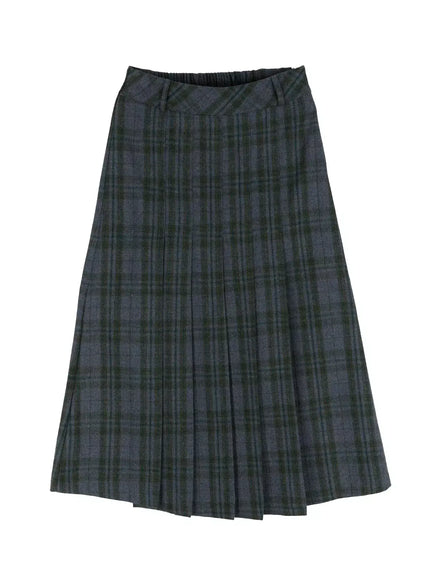 plaid-a-line-midi-skirt-id526