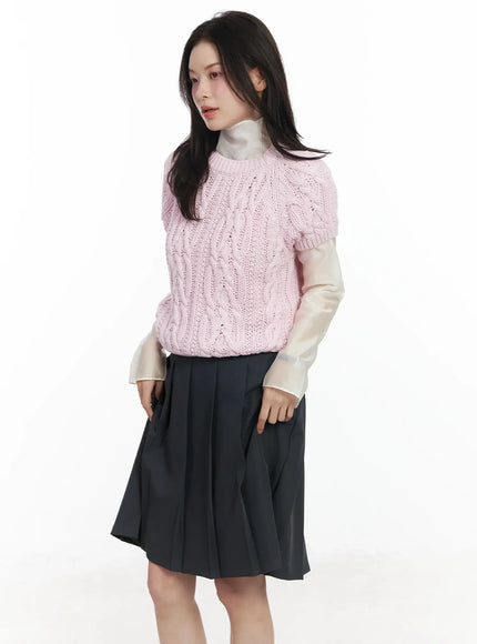 cable-knit-short-sleeve-top-if524