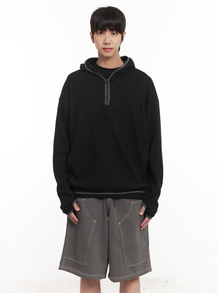 mens-half-zip-waffle-knit-hoodie-im519