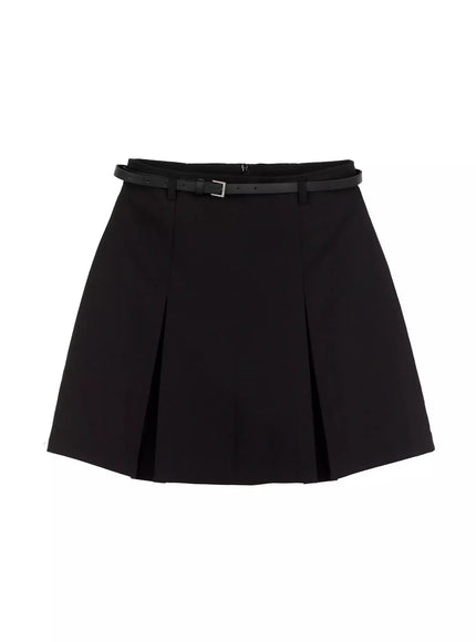 pintuck-mini-skirt-ij508