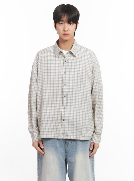 mens-loose-fit-checkered-collared-shirt-ia510
