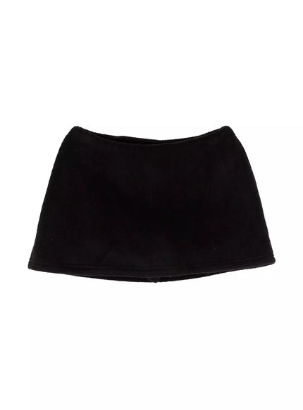 fleece-low-rise-mini-skirt-ij516
