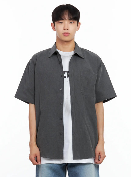 mens-collared-short-sleeve-button-up-top-il516
