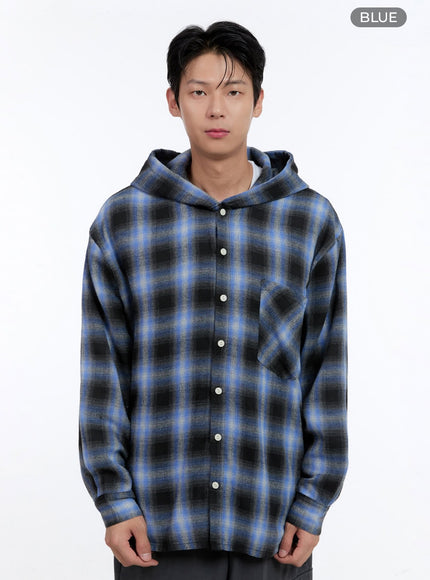 mens-checkered-hooded-cotton-shirt-ig428