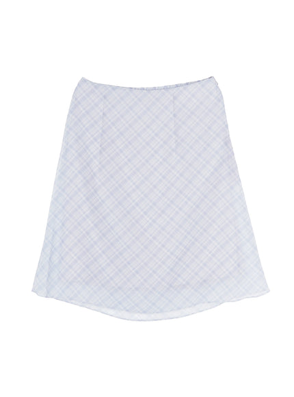 chiffon-flare-plaid-midi-skirt-iy507