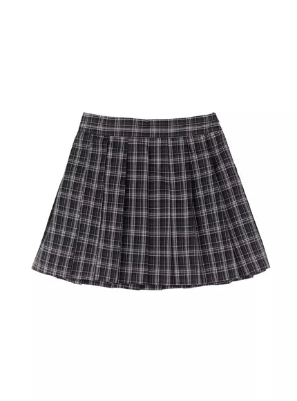 pleated-plaid-mini-skirt-ig527
