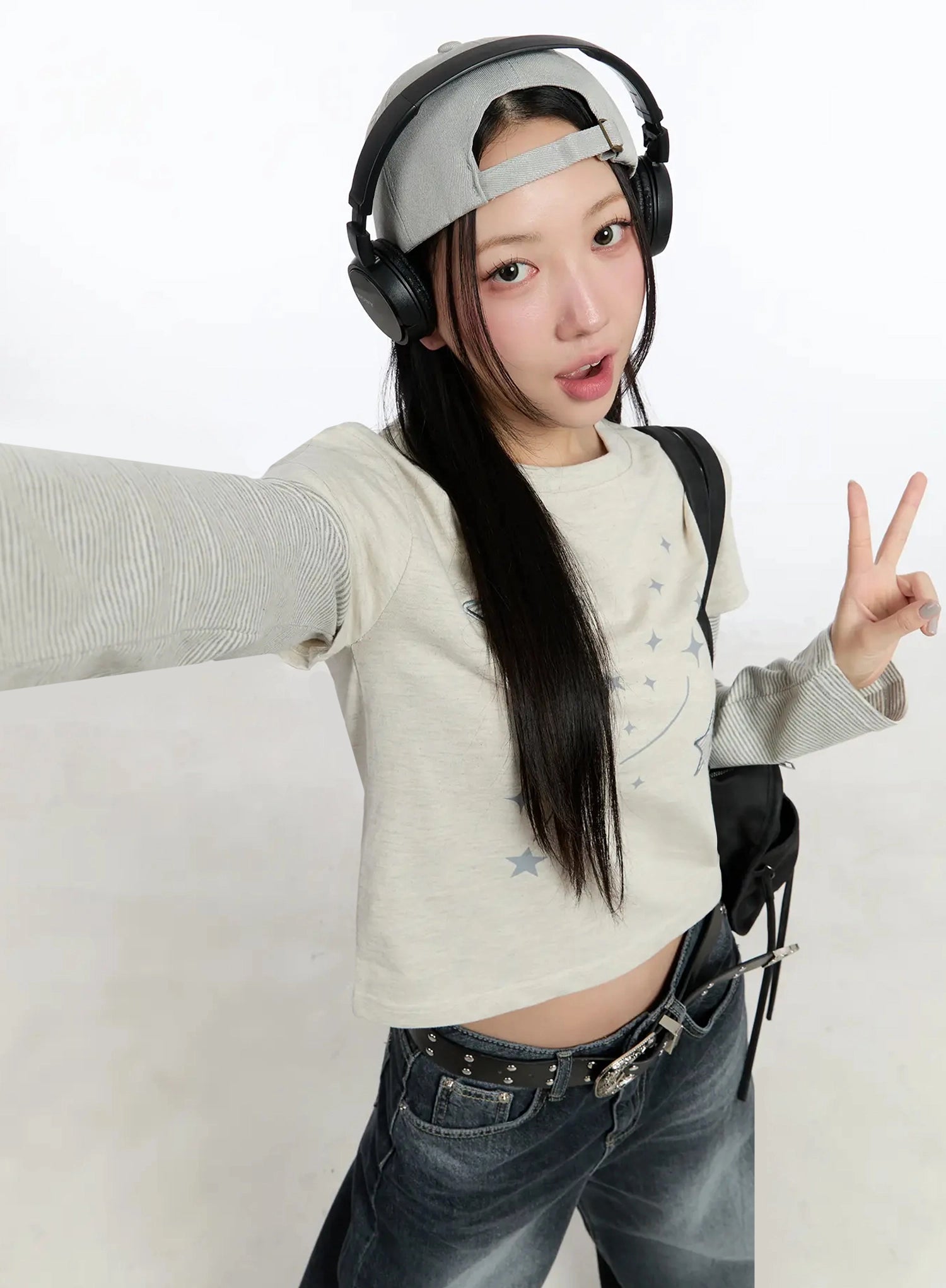 star-themed-layered-sleeve-top-im509