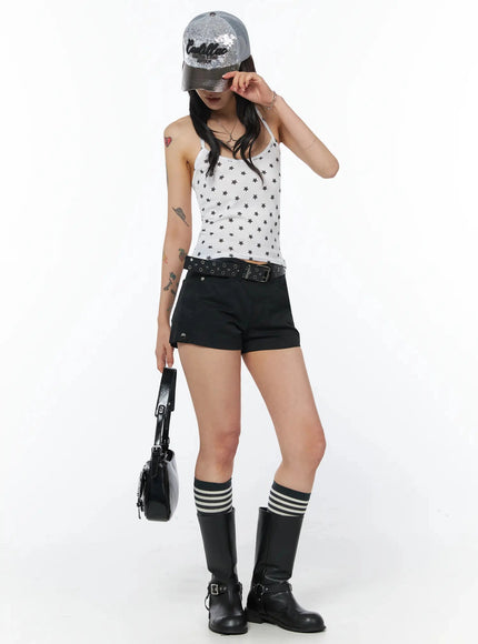 star-print-halter-sleeveless-top-iu509