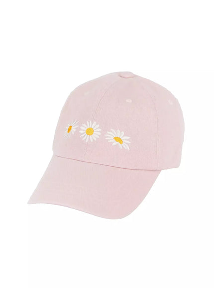 daisy-embroidered-baseball-cap-im506