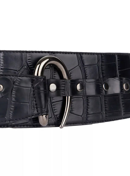 croc-embossed-wide-belt-f516