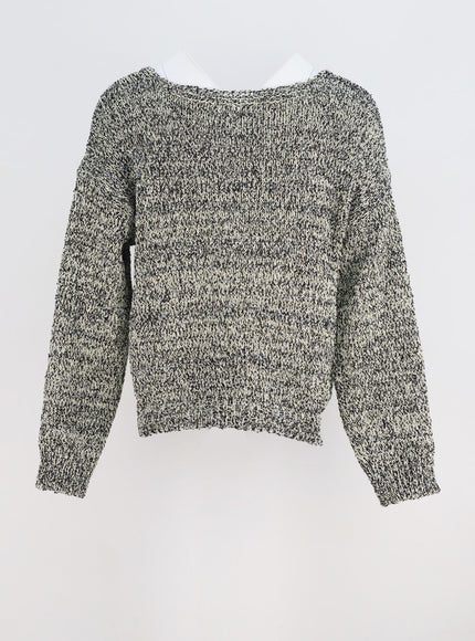 Ripped Sweater IY312