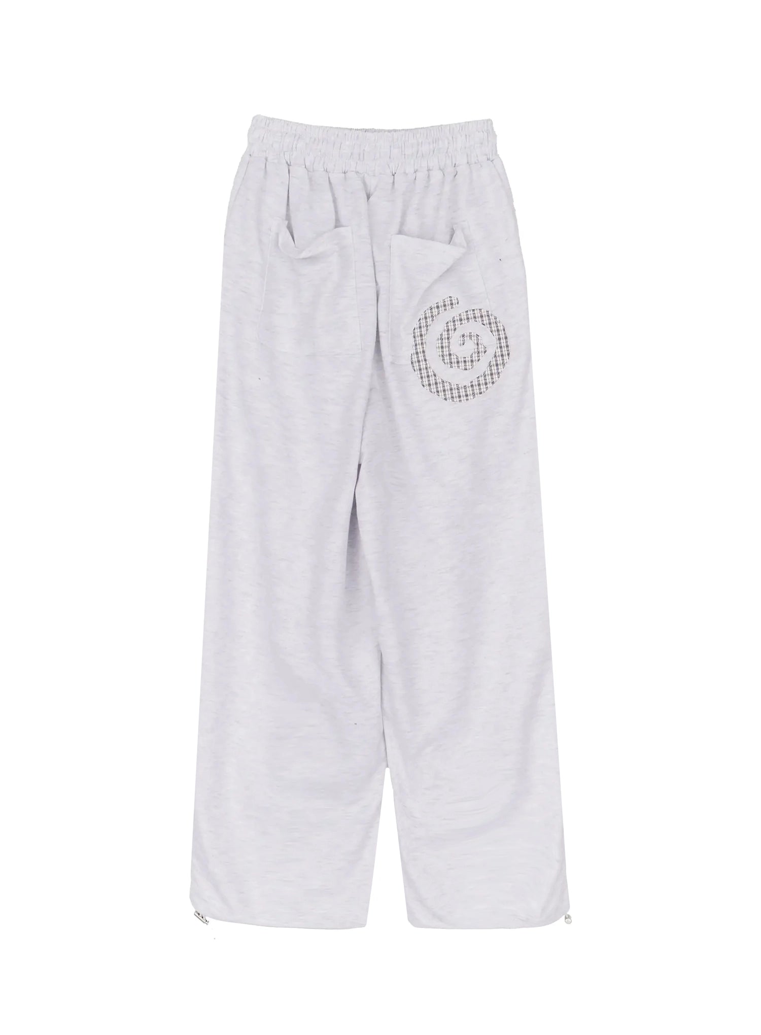 plaid-spiral-detail-sweatpants-ia523